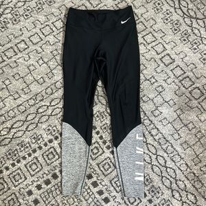 Nike workout leggings with logo